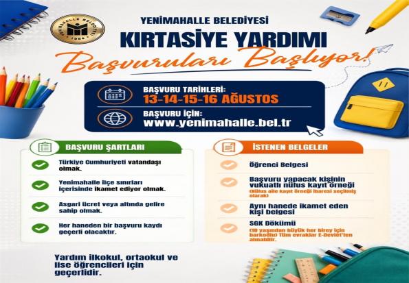 Kırtasiye Yardımı
